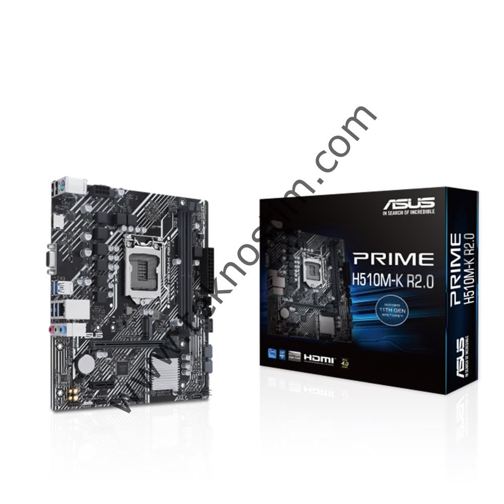 Asus PRIME H510M-K R2.0 Intel H510 Soket 1200 DDR4 3200(OC)MHz mATX Gaming (Oyuncu) Anakart