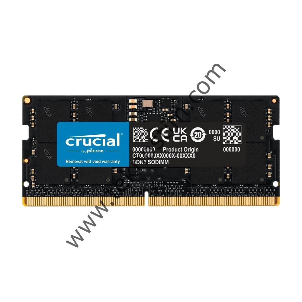 Crucial 32GB Ddr5 4800 Sodımm CL40 CT32G48C40S5 Notebook Ram