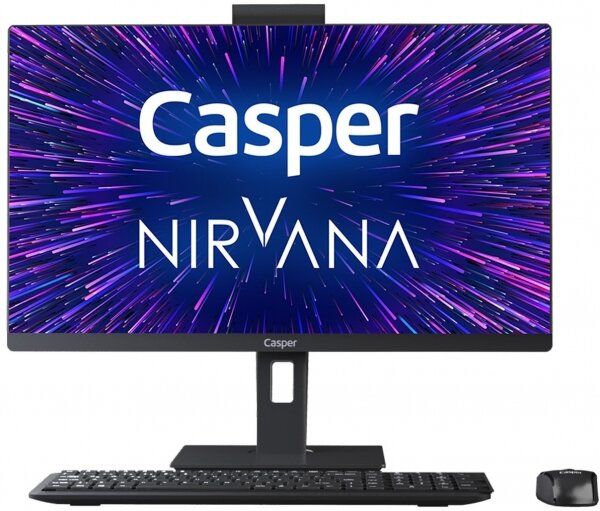 Casper Nirvana One A70.1235-BV00X-V i5 1235U 16GB 500GB M2 SSD Dos 23.8'' FHD Pivot Wifi AIO