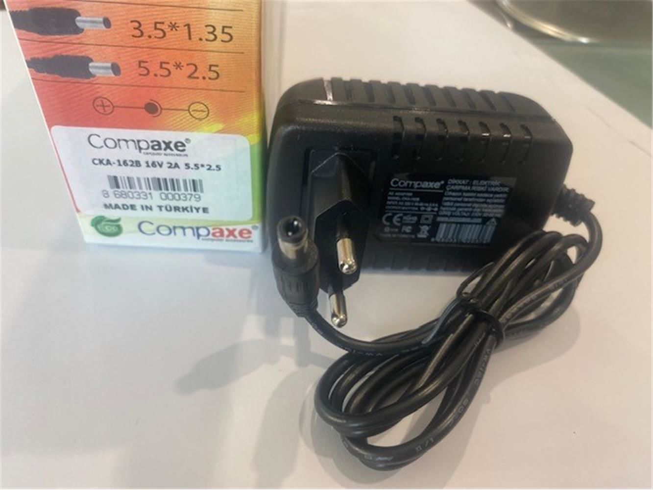 Compaxe CKA-162b 40w 16v 2.5a  5.5-2.5 Adaptör