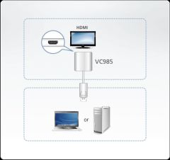 ATEN VC985-AT DISPLAYPORT TO HDMI DÖNÜŞTÜRÜCÜ