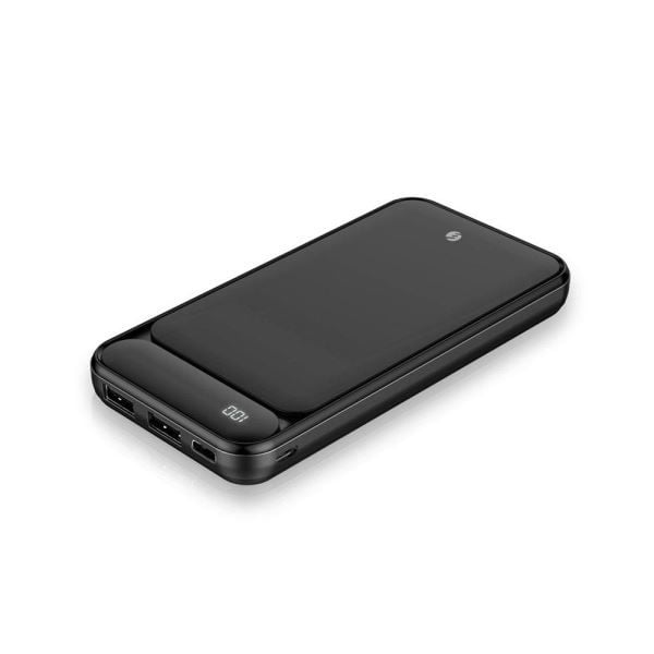 S-link IP-G2710 10000mAh Powerbank 2 Usb Port Siyah LCD Göstergeli Taşınabilir Pil Şarj Cihazı