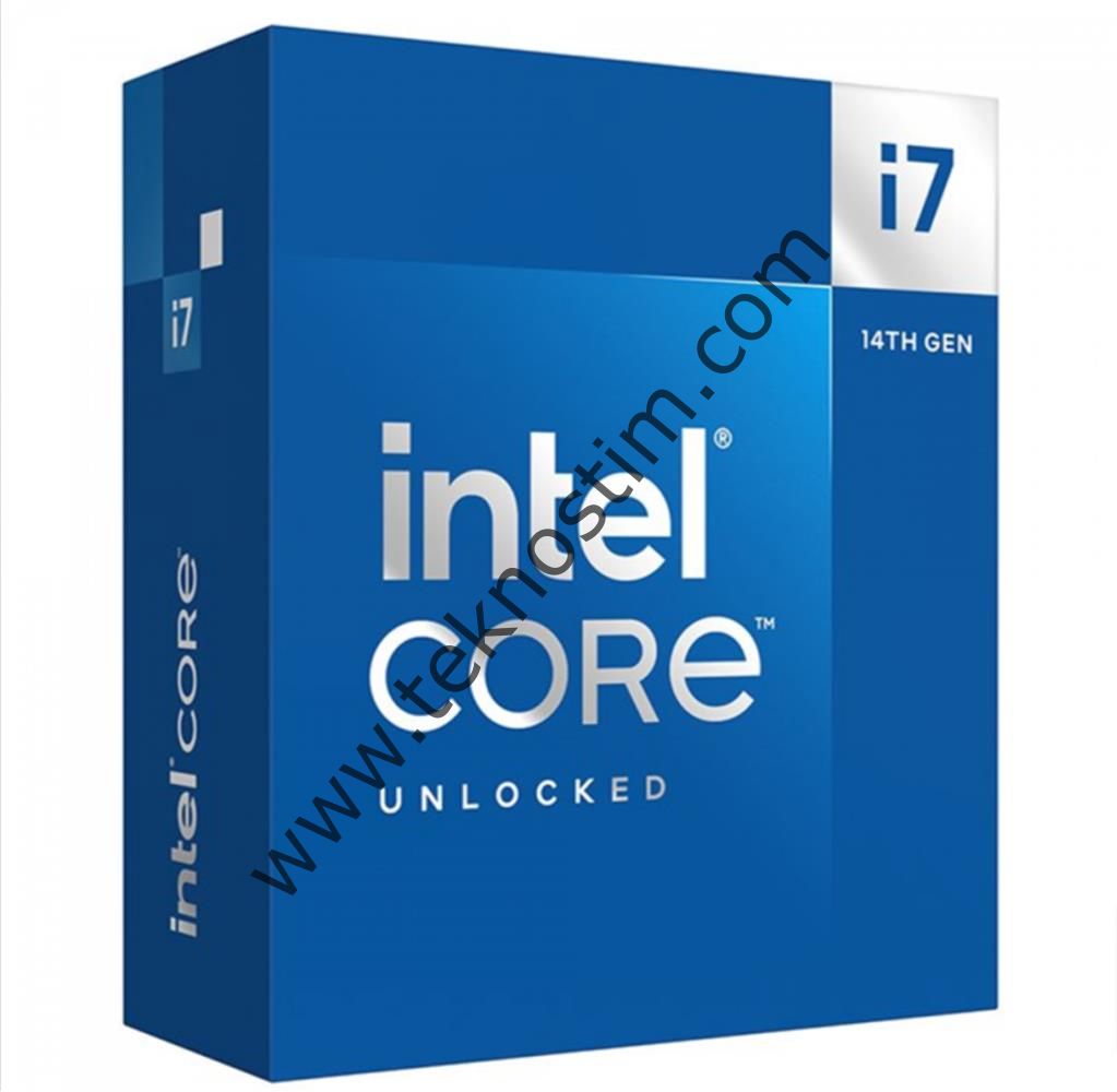 Intel Core i7 14700F 2.1GHz 20 Çekirdek 33MB L3 Önbellek Soket 1700 Kutulu Box İşlemci