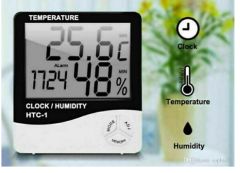 Lotus BZD-483 Clock  Dijital Nem ve Sıcaklık Ölçer Saat