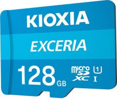 Kioxia 128GB Exceria microSDXC UHS-1 C10 100MB-sn Hafıza Kartı