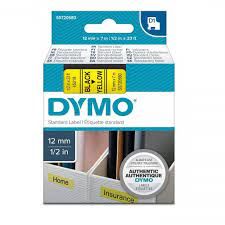 DYMO S0720850 D1 Yedek Şerit, 19 mm x 7 mt, Beyaz- Kırmızı (45805)