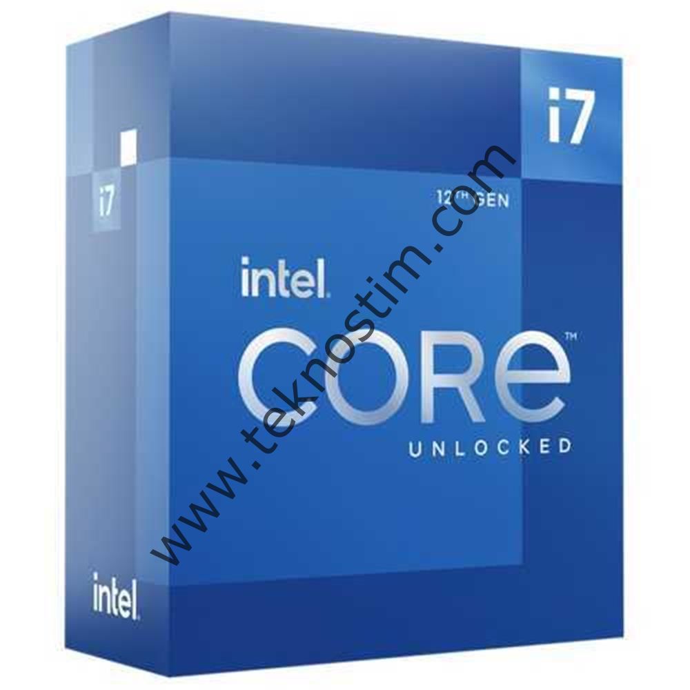 Intel Alder Lake Core TRAY i7 12700F 3.6Ghz 1700P 25Mb Box (65W) Novga Kutusuz İşlemci