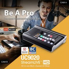 ATEN UC9020-AT-G STREAMLIVE HD ALL-IN-ONE MULTI CHANNEL AV MIXER