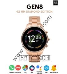 Megatech GEN 8 42 mm GPS-NFC-Siri Destekli Smartwatch Diamond Edition Akıllı Saat