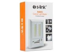 S-link SL-8700 Kademe Ayarlı Led 3-AAA Pilli Gece Lambası