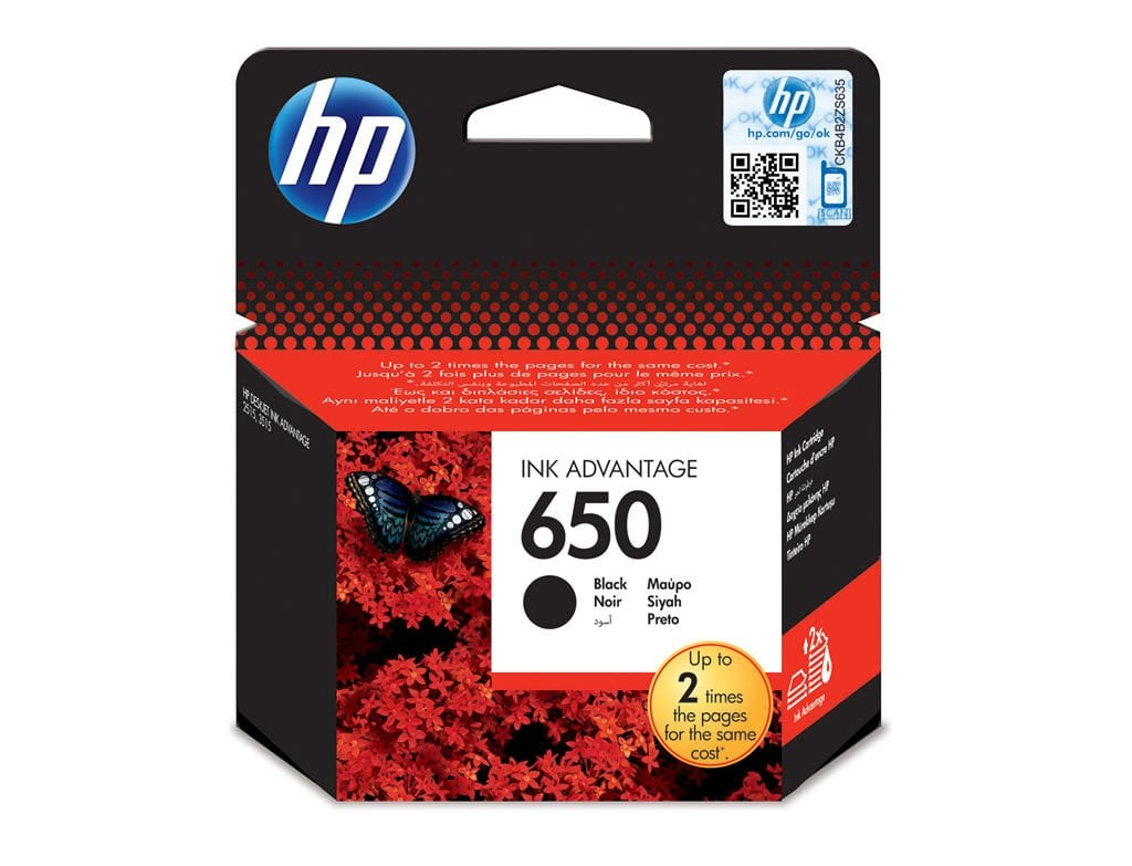 HP 650 Black Siyah Kartuş CZ101AE