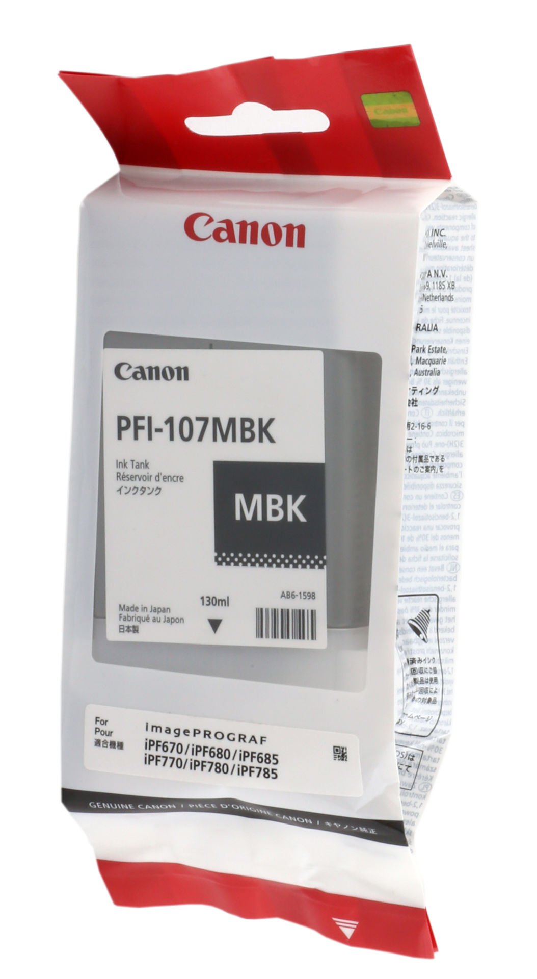 Canon PFI-310MBK Matte Black Mat Siyah Plotter Kartuş