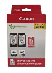 Canon PG-545 CL-546 Photo Value 2'li Mürekkep Kartuş