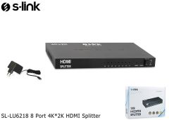 S-link SL-LU6218 8 Port 4k-2k Hdmı Splitter