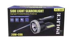 Polıce PS-382 20W Spot Feneri Şarjlı ve Yan Aydınlatma Işıklı