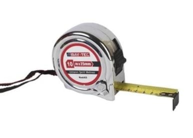 Bay-Tec Mk4149 10Mt 25MM Krom Şerit Metre