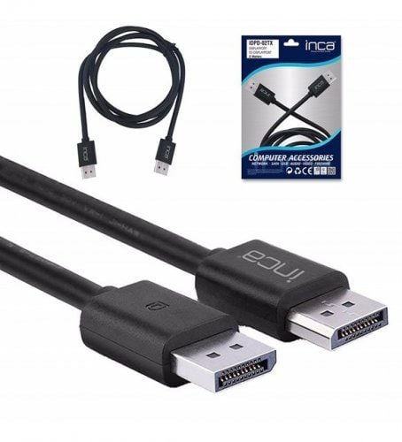 Inca Idpd-02tx 2mt Displayport to  Displayport 4k Kablo