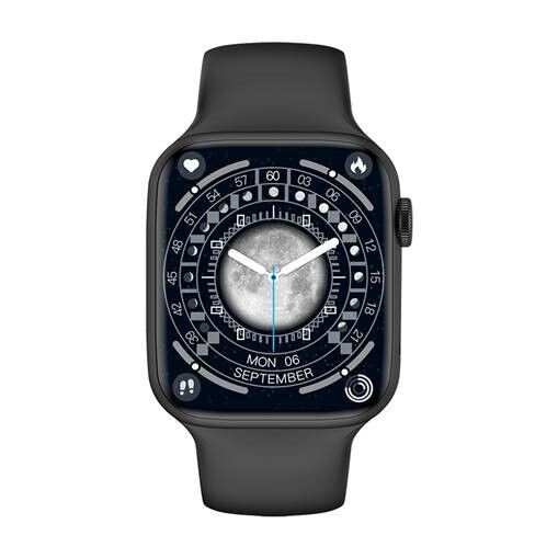 Hytech W59 Watch IOS ve Android Uyumlu MActive 2.05'' inç Geniş Ekranlı Siyah Akıllı Saat
