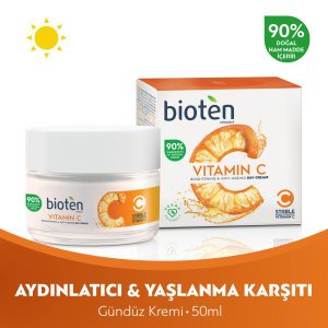 Bioten Vitamin C Aydınlatıcı & Yaşlanma Karşıtı Gündüz Kremi 50 ml