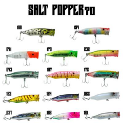 Fujin Salt Popper 12cm Su Üstü Maket Balık