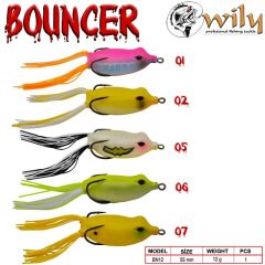 Wily Bouncer 5.5 cm 12 g Silikon Kurbağa