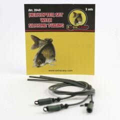 Extra Carp Helicopter Set With Silicone Tubing 3'lü Paket