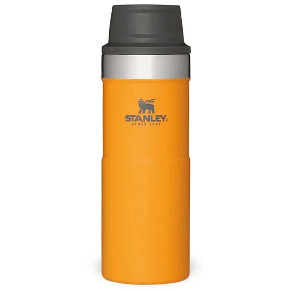 İnce Gövde Classic Trigger-Action Travel Mug 0,35 Litre(12 Oz) - Stanley Klasik Tek El Termos Bardak - Saffron