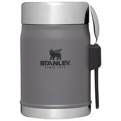 Stanley Klasik Paslanmaz Çelik Yemek Termosu Kaşıklı 0,40 LT - Charcoal