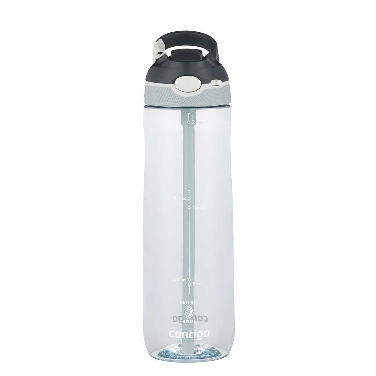 Contigo Ashland Tren Tek El Bas İç Kapaklı Su Matarası 720ml 2191384 - Şeffaf