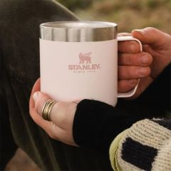 The Legendary Camp Mug Kapaklı Termos Bardak 0.35L  12oz - Rose Quartz