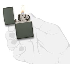 Zippo Matte Green Classic Çakmak