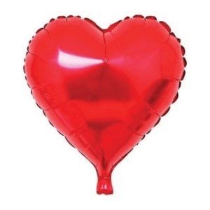 Kırmızı Kalp Folyo Balon 60 cm 5 Adet