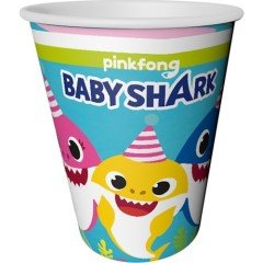 Baby Shark Karton Bardak 8 Adet