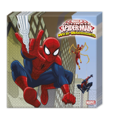 Lisanslı Spiderman Peçete5 16 lı