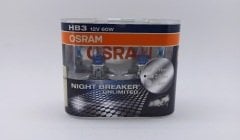 OSRAM HB3 12V 60W +110 FAZLA +35MT +20% daha beyaz Night Breaker UNLIMITED 2 li Set* USA