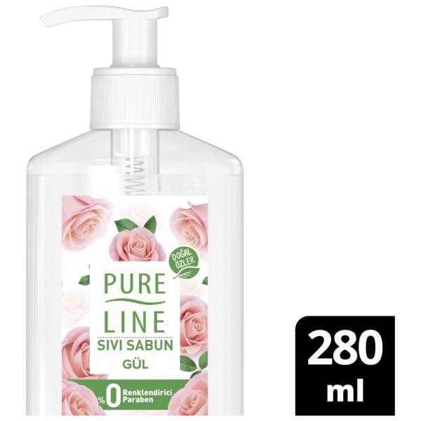 Pure Line Gül Sıvı Sabun 280 ML