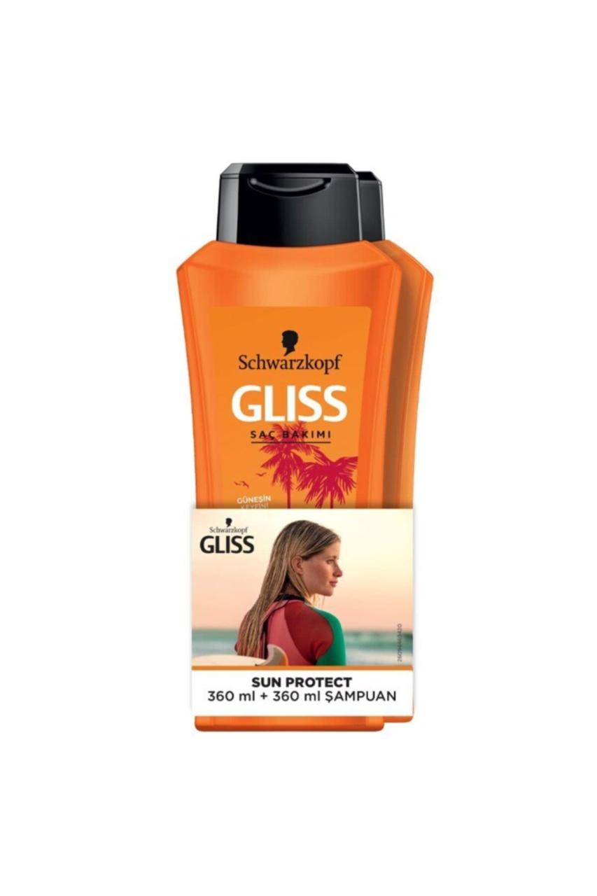 Gliss Sun Protect Şampuan 360 ml 2'li Set