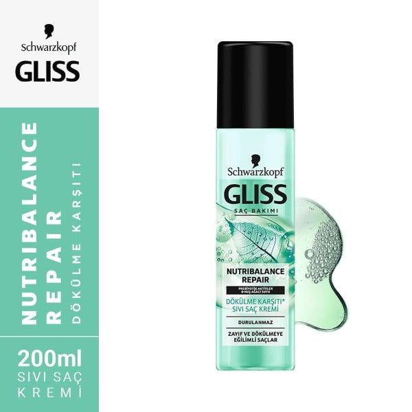 Gliss Nutri Balance 200 ml Sıvı Saç Kremi