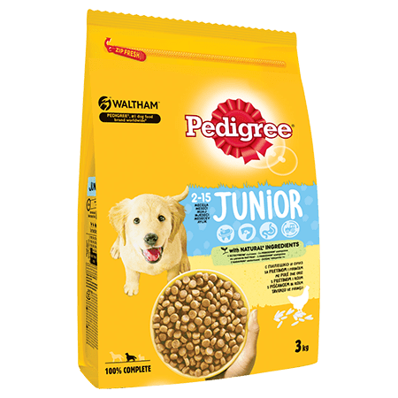 Pedigree Kuru Yavru Kümes Hayvanlı ve Pirinçli Köpek Maması 3 Kg