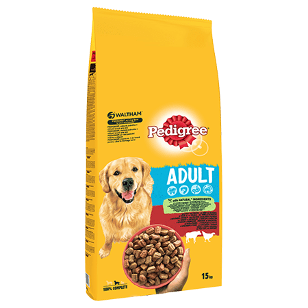 Pedigree Biftekli ve Kümes Hayvanlı Kuru Köpek Maması 15 Kg