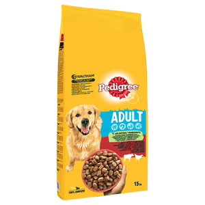 Pedigree Biftekli ve Kümes Hayvanlı Kuru Köpek Maması 15 Kg