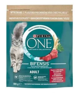 Purina One Sığır Etli Yetişkin Kedi Maması 800gr