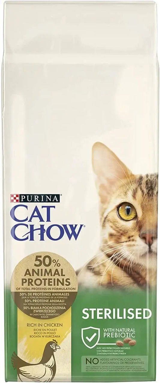 Purina Cat Chow Sterilised Tavuklu Kısırlaştırılmış Yetişkin Kedi Maması 15 kg