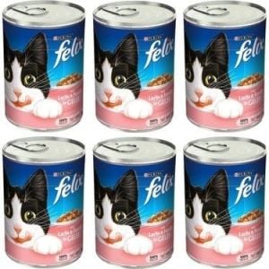 Felix Somon&Alabalik 400GrX 6 Adet Kedi Konserve