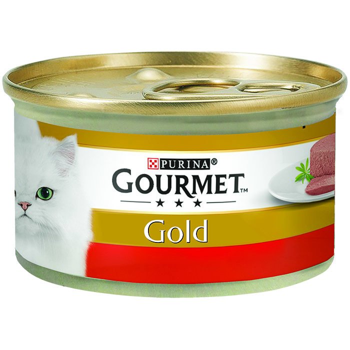 Gourmet Gold Sığır Etli 85 gram Yetişkin Kıyılmış Kedi Konservesi