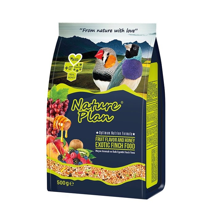 Nature plan 500Gr Meyve Aromalı Balli Exotic Finch Yemi
