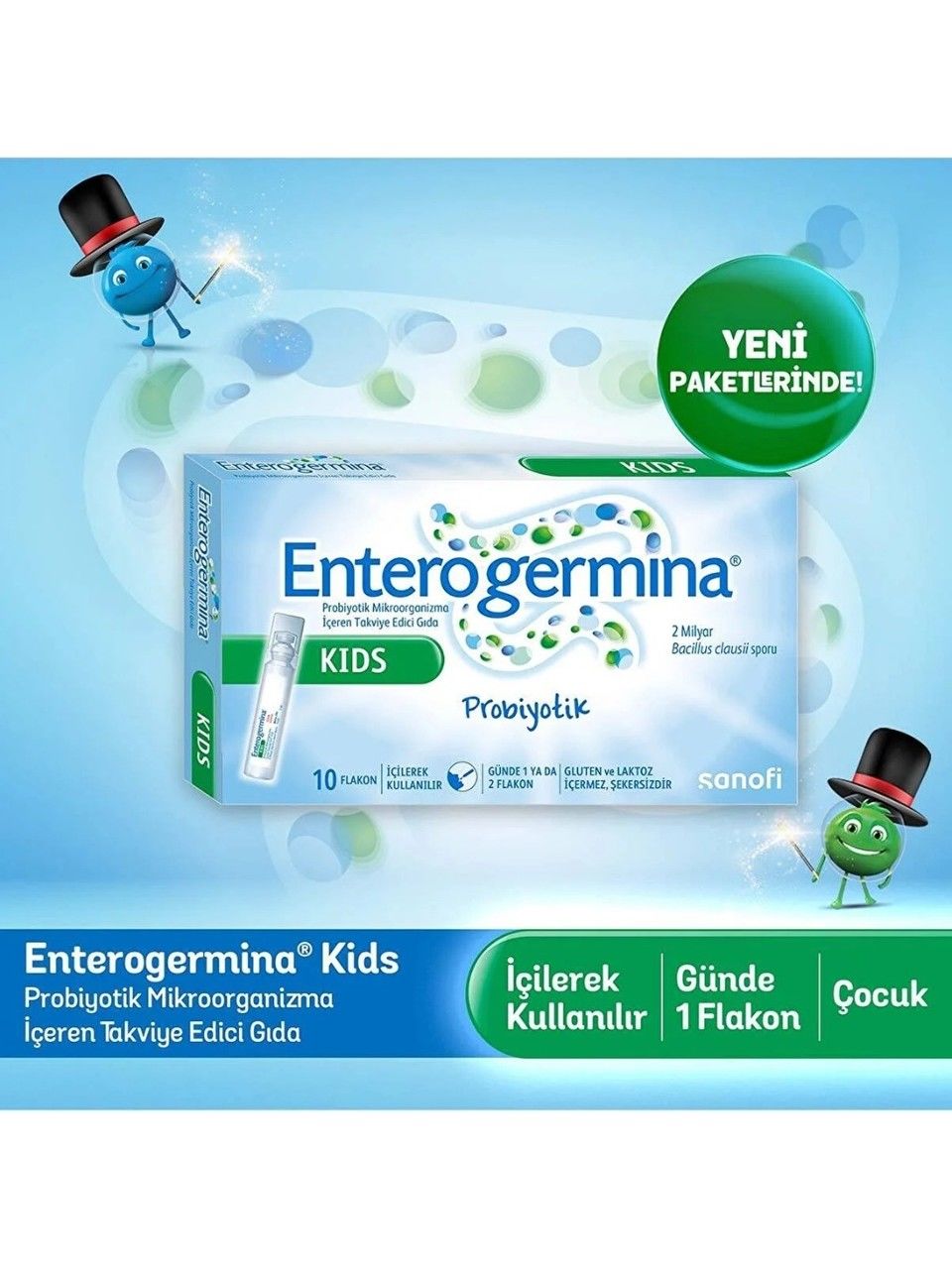 Enterogermina Kids 5 ml 10 Flakon