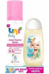 Uni Baby Kolay Tarama Spreyi 200 ML + Saç Ve Vücut Şampuanı 200 ML