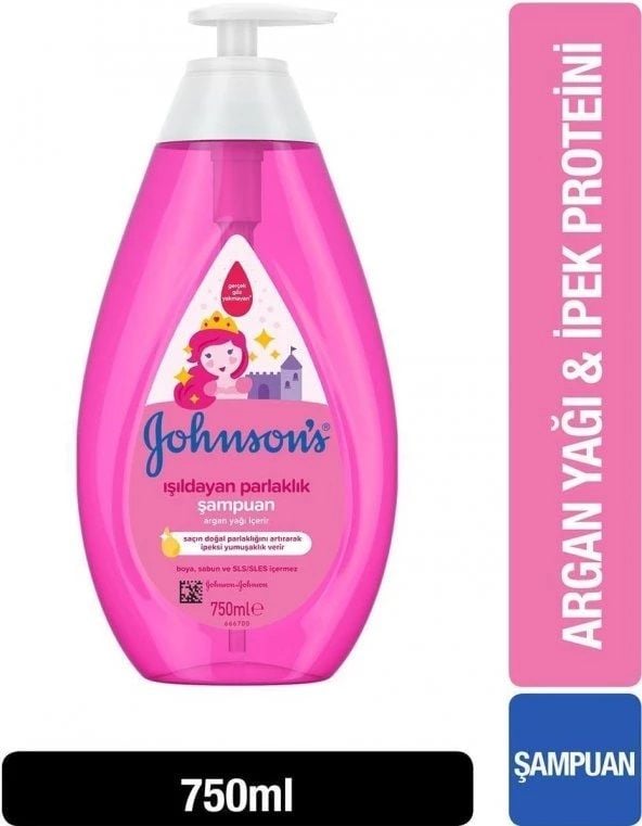 Johnson's Baby Işıldayan Parlaklık 750 ml Bebek Şampuanı