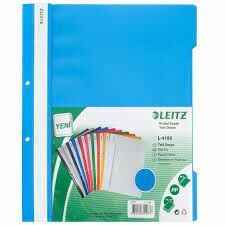 LEITZ TELLİ DOSYA MAVİ 4189-T